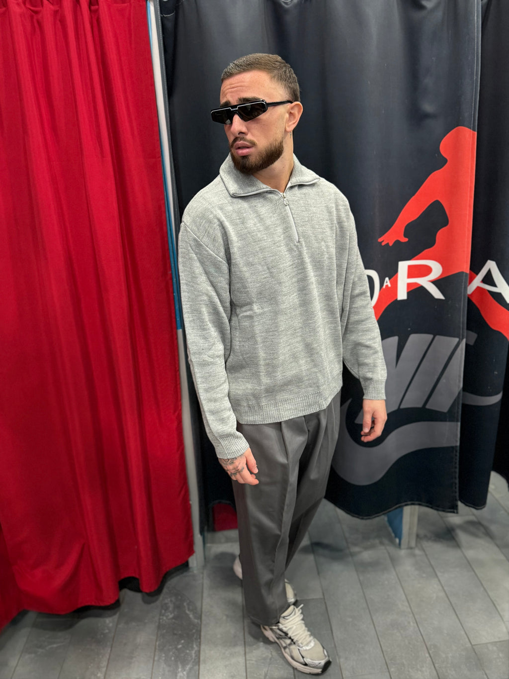 MAGLIONCINO MEZZA ZIP