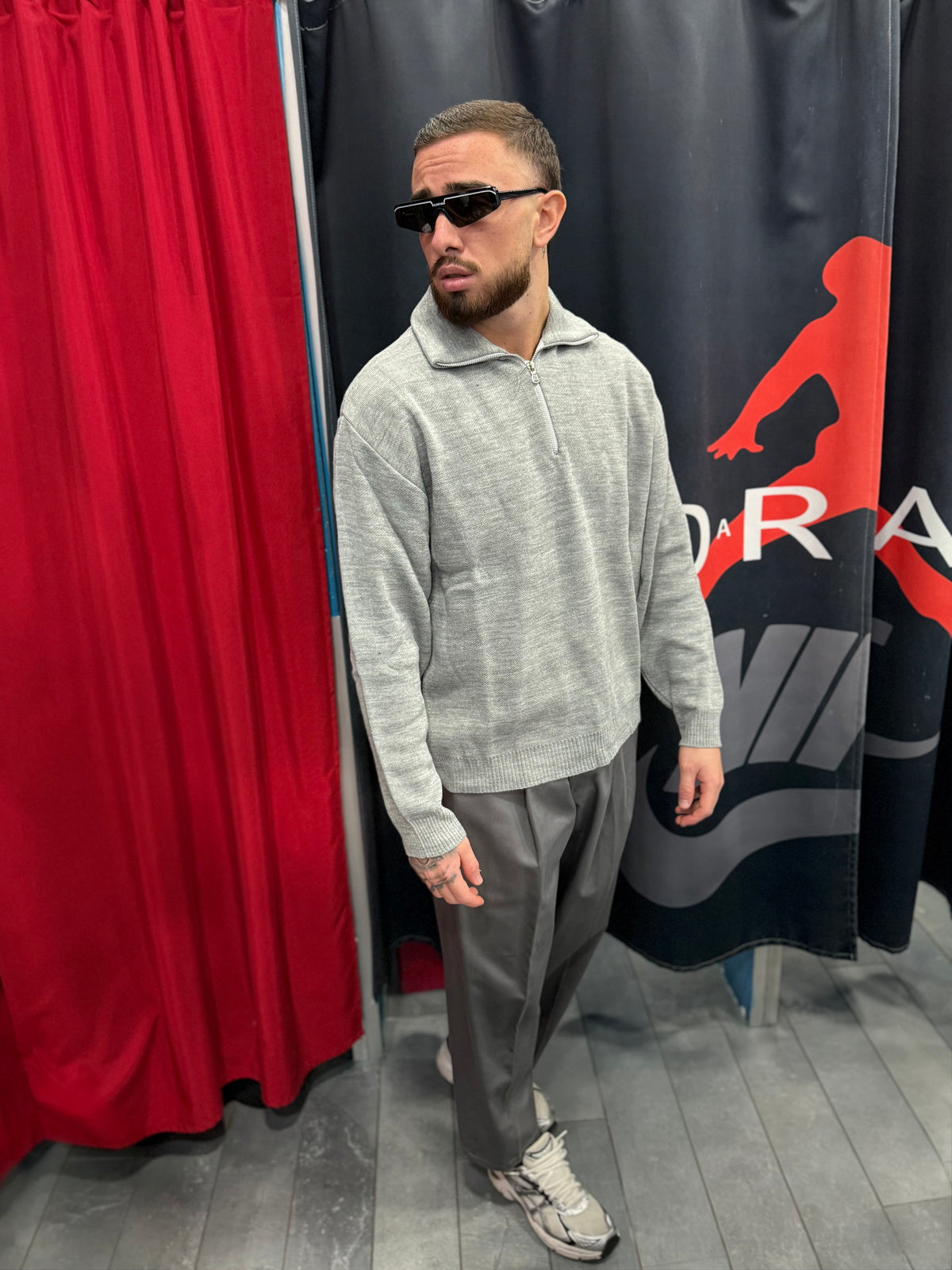 MAGLIONCINO MEZZA ZIP