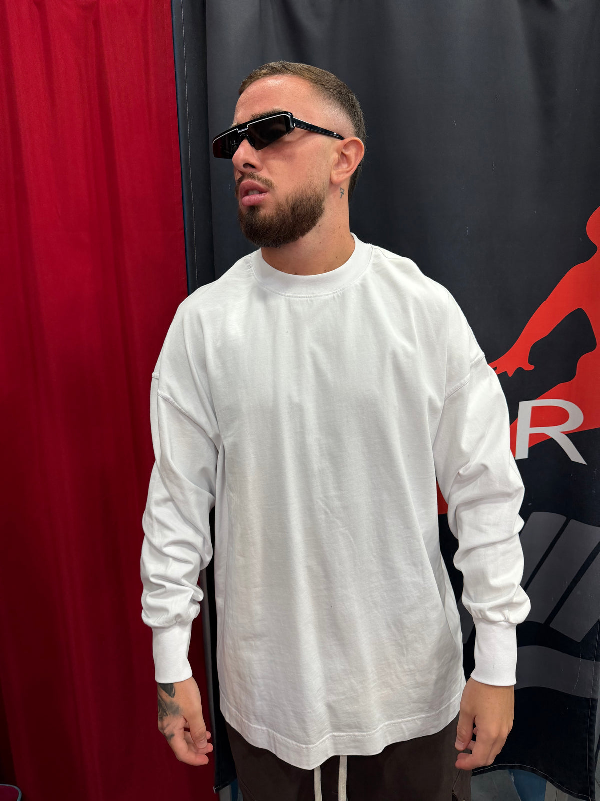 T-SHIRT MANICA LUNGA CON POLSINO
