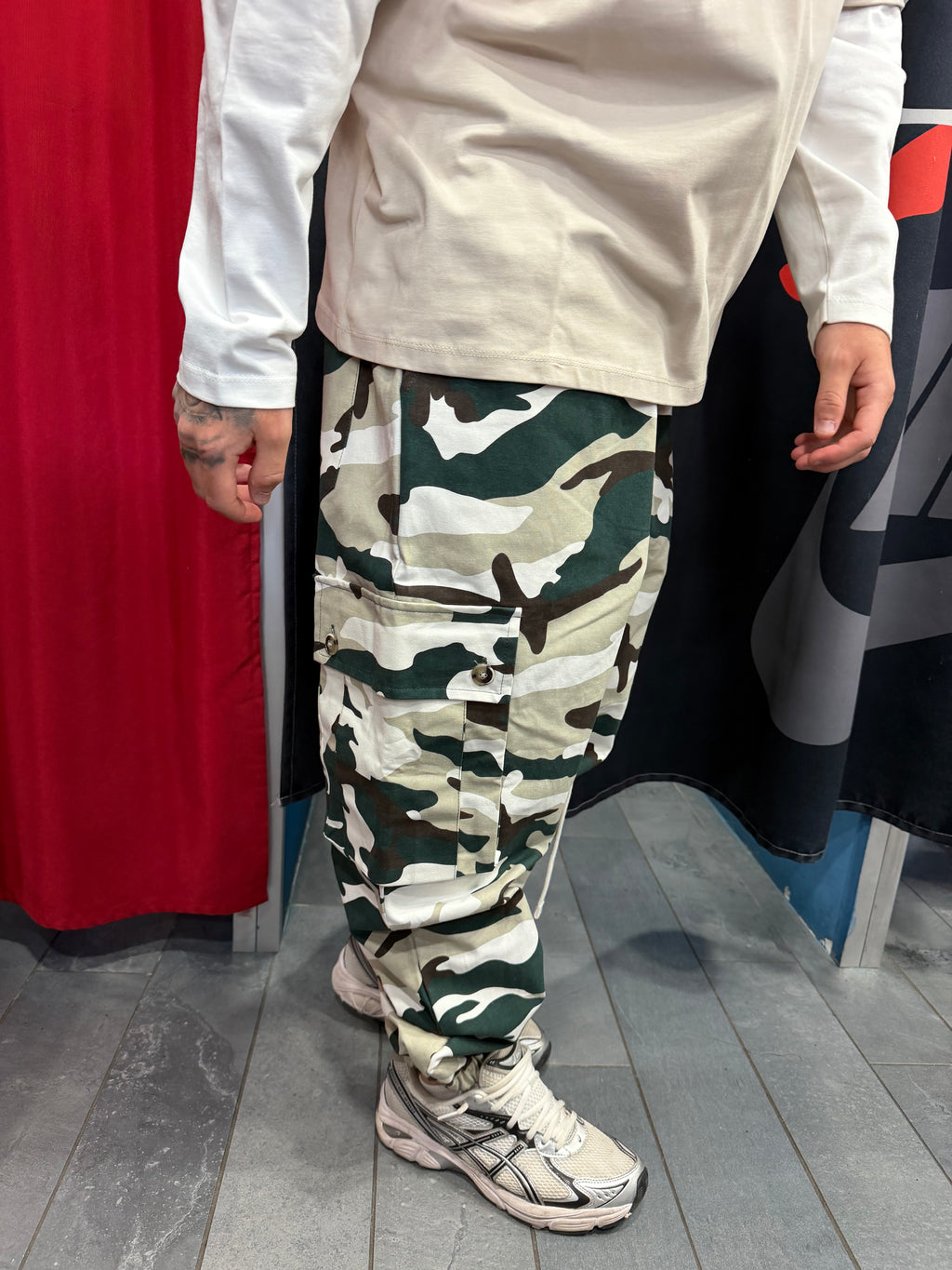 CARGO MILITARE CON POLSINO