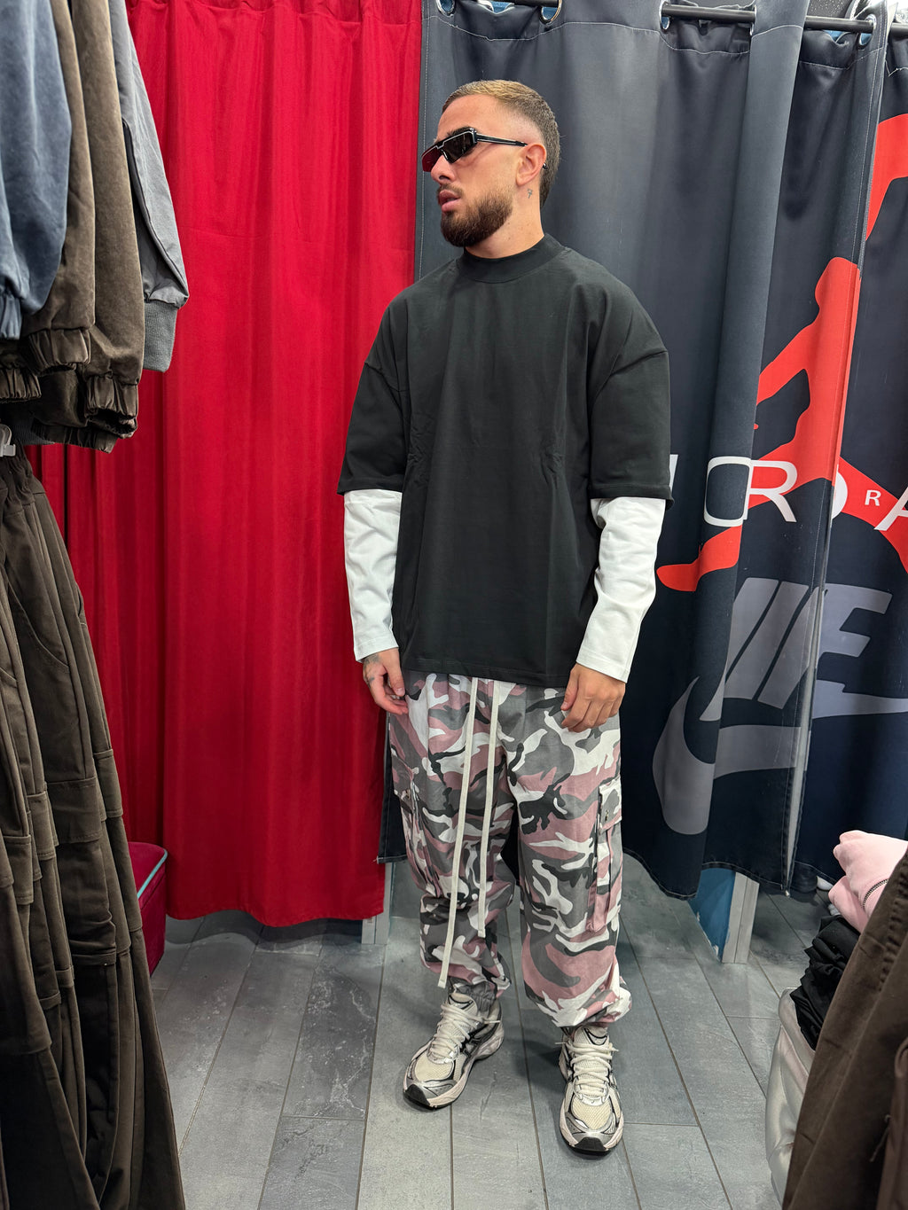 T-SHIRT DOPPIA MANICA