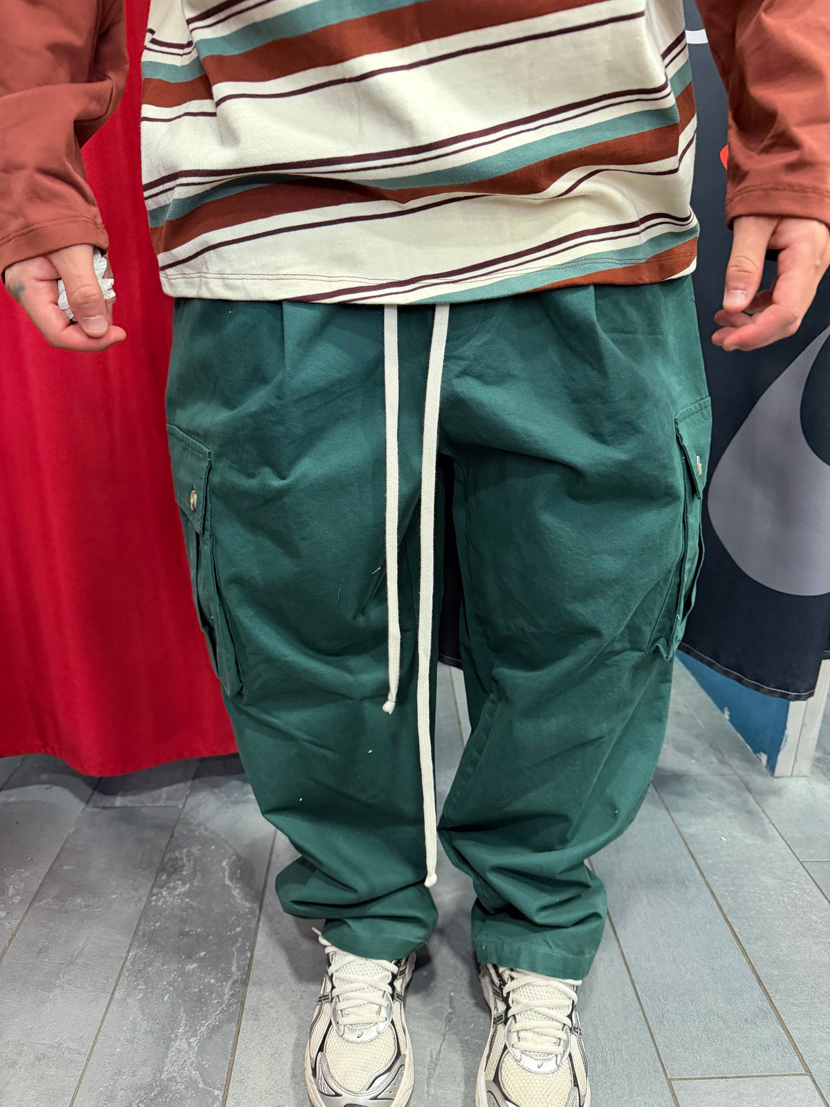 PANTALONE CARGO SENZA POLSINO