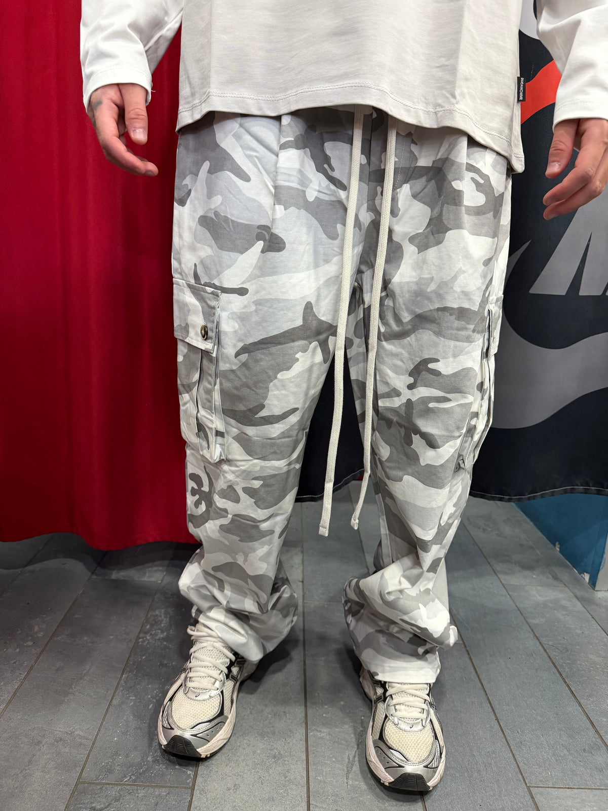 CARGO MILITARE SENZA POLSINO