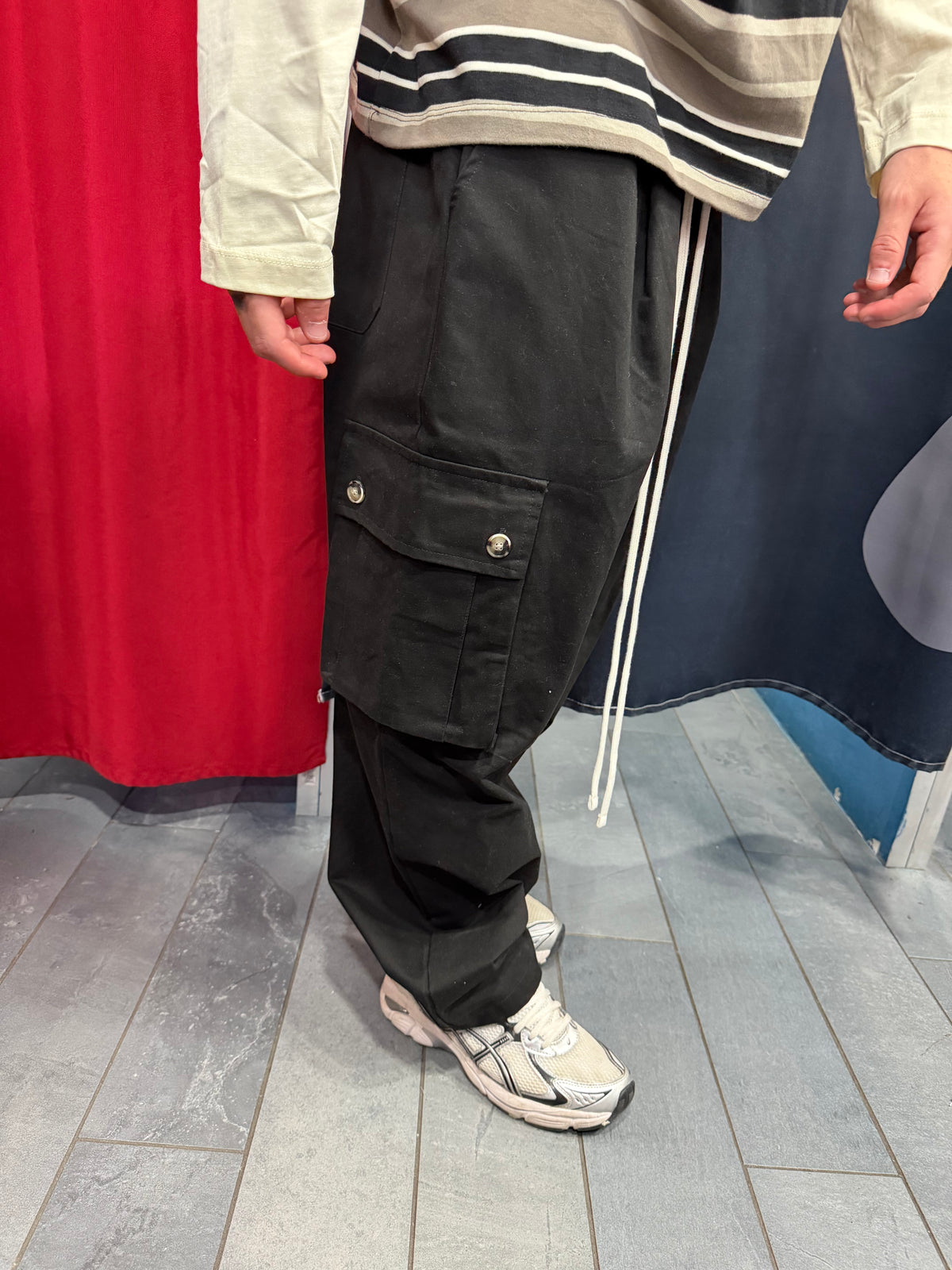 PANTALONE CARGO SENZA POLSINO